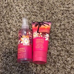 Bath and body works Bahamas scents mini